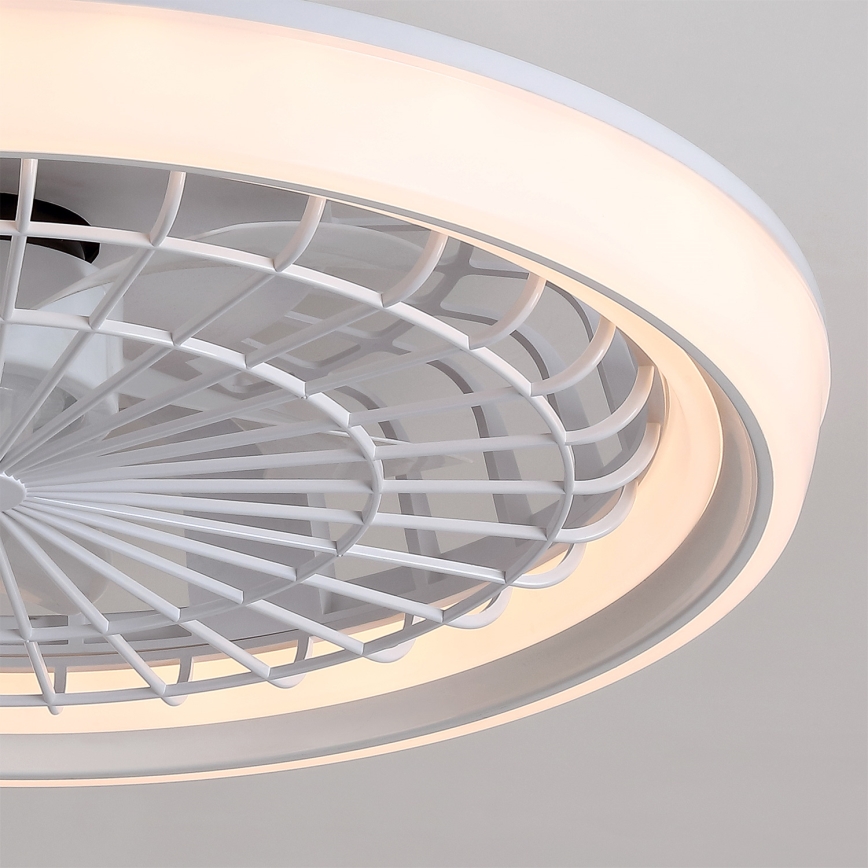 Brilagi - Dimmelhető LED mennyezeti ventilátor LED/40W/230V átm. 48 cm fehér + távirányító