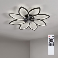Brilagi - LED dimmelhető mennyezeti ventilátor LED/43W/230V 3000-6500K, átm. 90 cm, fekete + távirányító