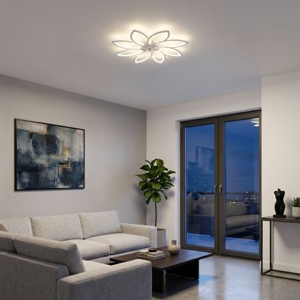 Brilagi - LED fényerőszabályozható mennyezeti ventilátor LED/43W/230V átm. 90 cm fehér + távirányítóval