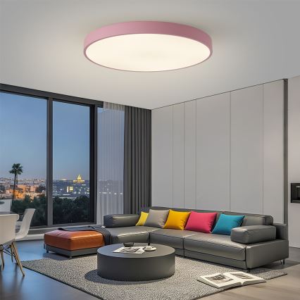 Brilagi - dimmelhető POOL SMART LED lámpatest, 128 W, 230 V, átmérő 100 cm, Tuya Wi‑Fi + távirányító, rózsaszín