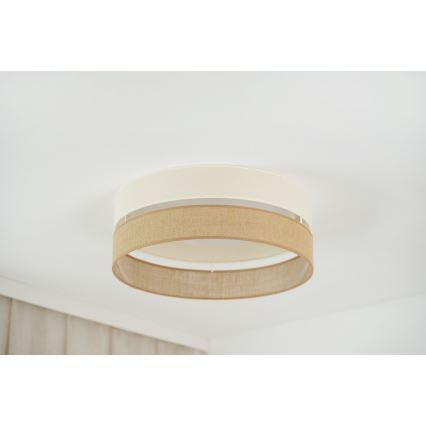 Brilagi - LED dimmelhető mennyezeti lámpa ROYAL YUTE LED/24W/230V átm. 45 cm 3000/4000/6500K bézs/krém + távirányító