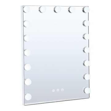 Brilagi - LED dimmelhető sminktükör HOLLYWOOD LED/15W/230V 3000/4000/6500K 55x70 cm fehér