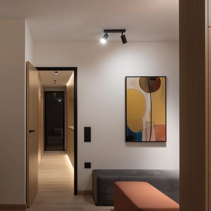 Brilagi - LED RGBW dimmelhető spotlámpa SELE 2xGU10/6,5W/230V 2700-6500K fekete/arany