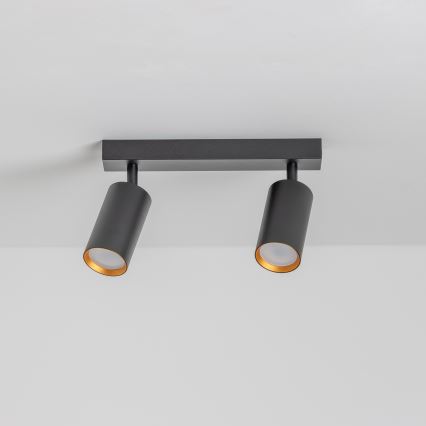 Brilagi - LED RGBW dimmelhető spotlámpa SELE 2xGU10/6,5W/230V 2700-6500K fekete/arany