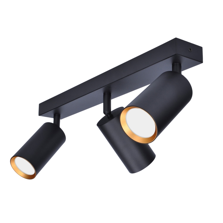 Brilagi - LED RGBW fényerőszabályozható spotlámpa SELE 3xGU10/6W/230V 3000K fekete/arany
