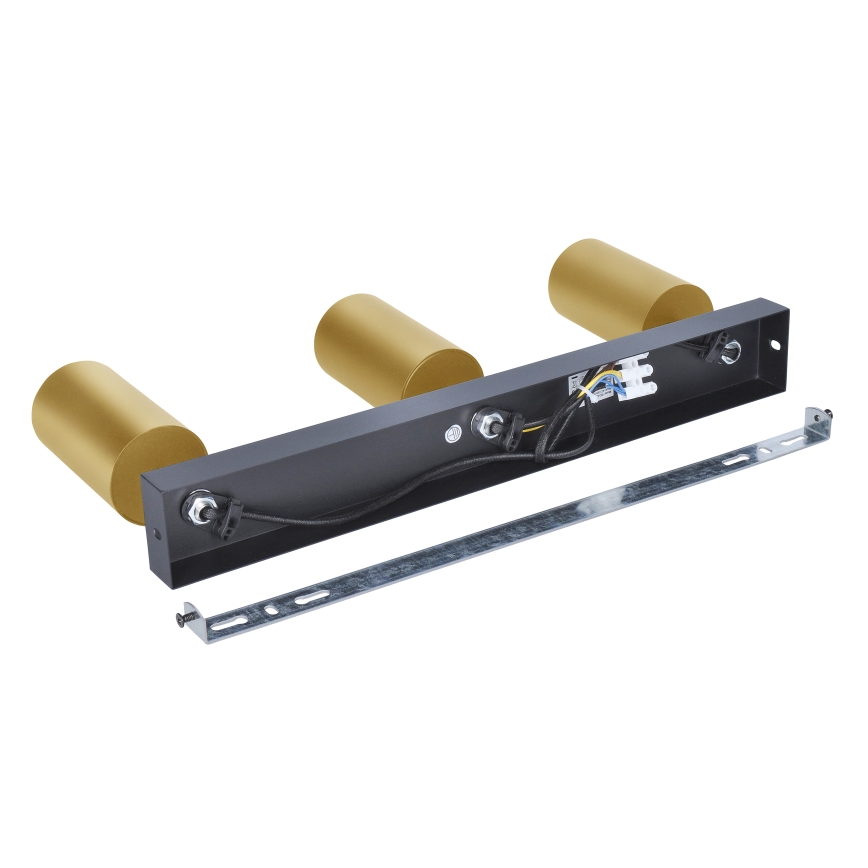 Brilagi - LED RGBW dimmelhető spotlámpa SELE GOLDEN 3xGU10/6,5W/230V 2700-6500K fekete/arany