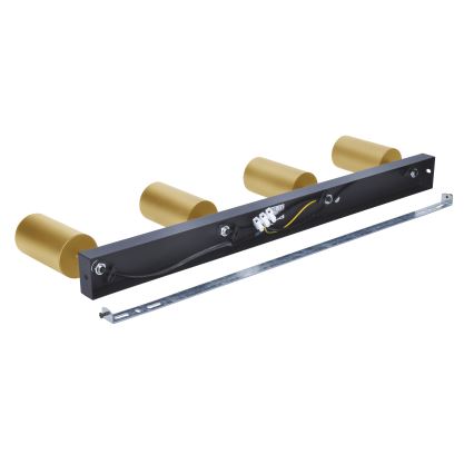 Brilagi - LED RGBW fényerőszabályozható spotlámpa SELE GOLDEN 4xGU10/6,5W/230V 2700-6500K fekete/arany