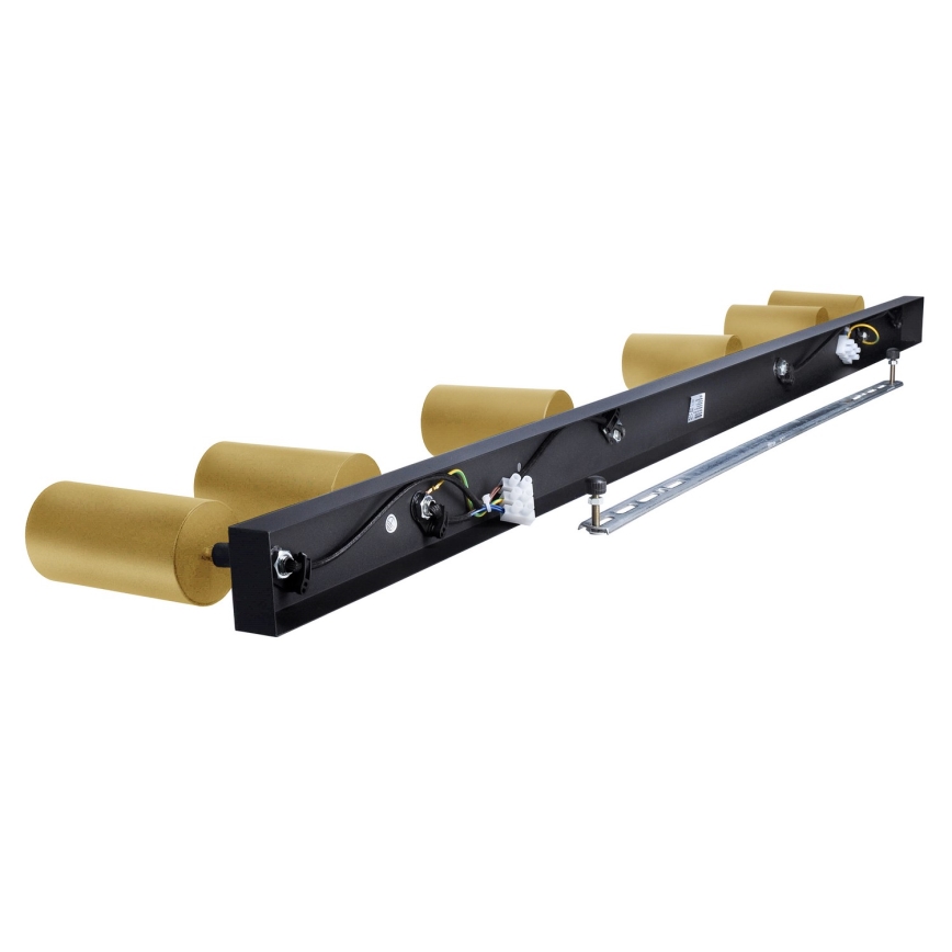 Brilagi - LED RGBW dimmelhető spotlámpa SELE GOLDEN 6xGU10/6,5W/230V 2700-6500K fekete/arany