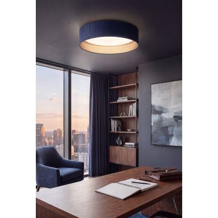 Brilagi - Dimmelhető mennyezeti lámpa VELVET SMARTIX LED/36 W/230 V 3000–6000 K átm. 55 cm kék/arany Wi‑Fi Tuya Beacon + távirányító