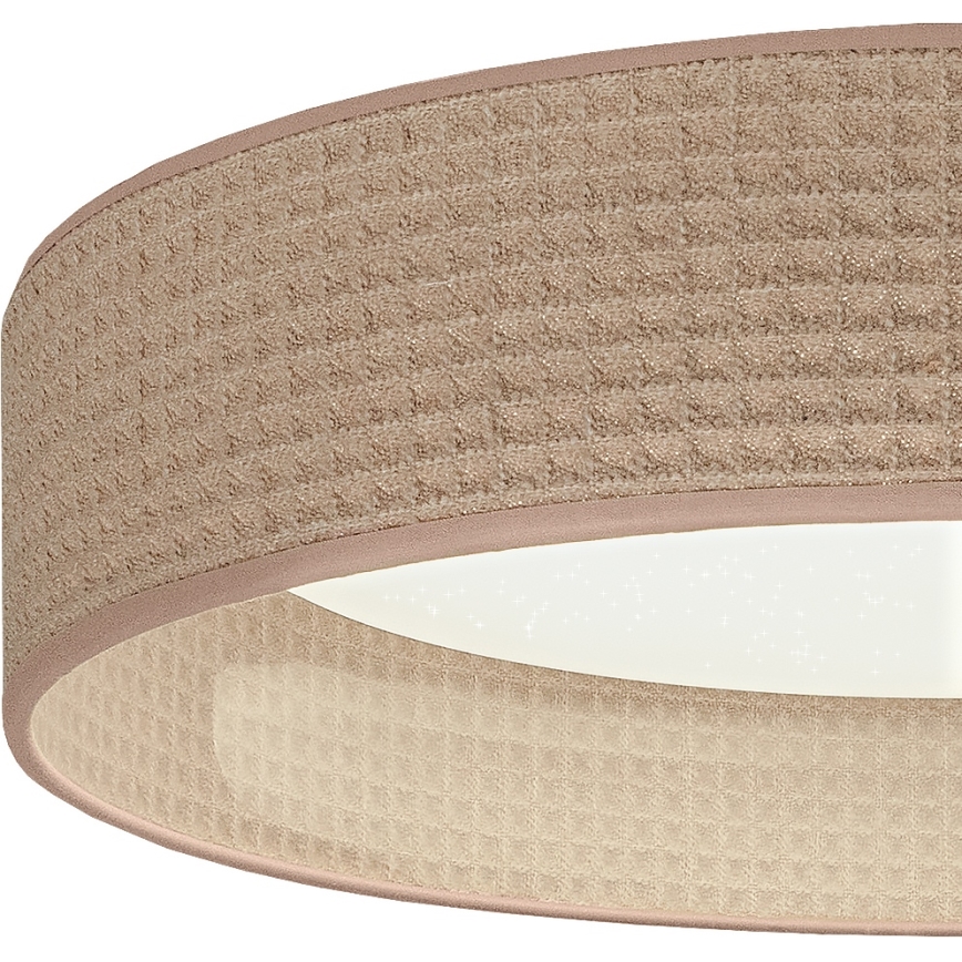 Brilagi - LED dimmelhető mennyezeti lámpatest VELVET SMARTIX STARS LED/36W/230V 3000-6000K átm. 55 cm bézs Wi-Fi Tuya Beacon + távvezérlő