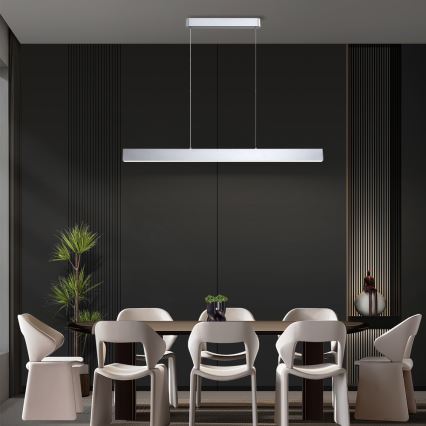 Brilagi - LED Dimmerelhető csillár kábel SLEEKLINE SMART LED/40W/230V 3000-6000K Wi-Fi Tuya ezüst + távirányító