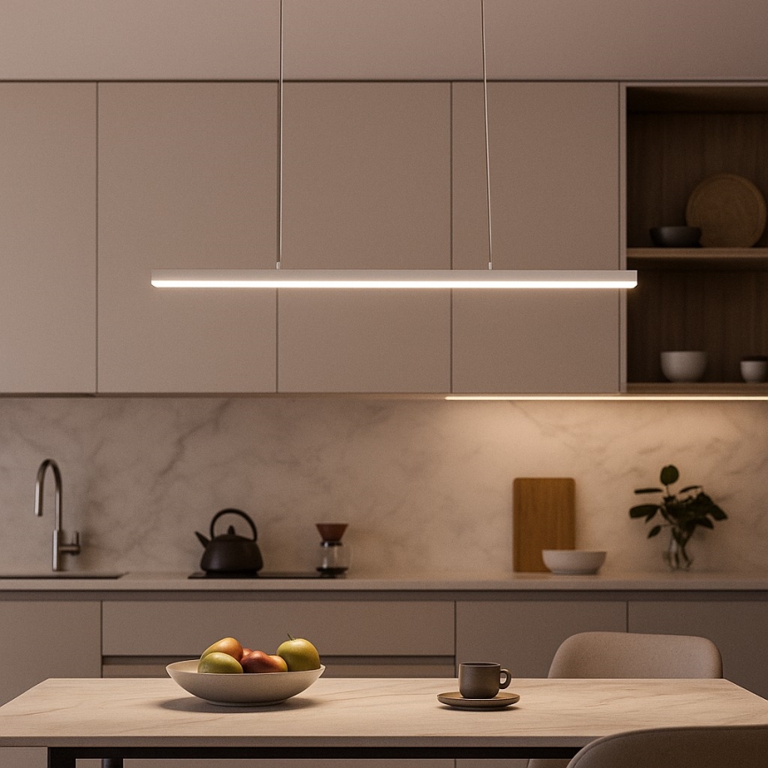 Brilagi - LED drótkábeles csillár PAXIS LED/30W/230V 120 cm fehér