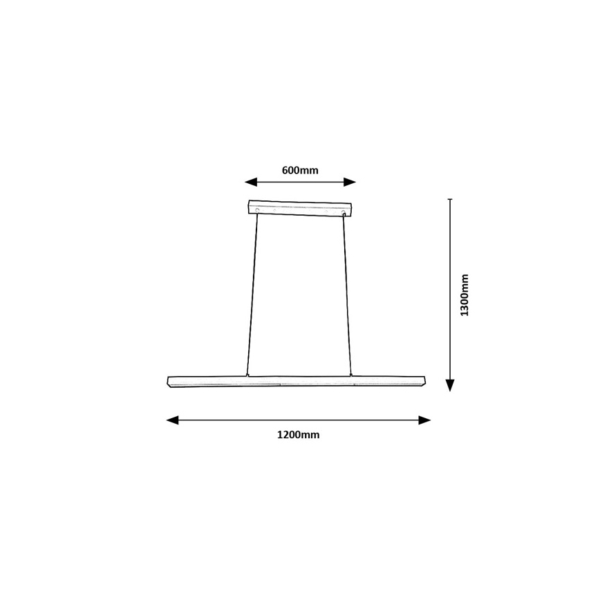 Brilagi - LED drótkábeles csillár PAXIS LED/30W/230V 120 cm fehér