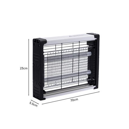 Brilagi - LED elektromos rovarcsapda UV 2xLED/7,5W/230V 90 m2