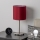 Brilagi - LED-es asztali lámpa NUBILA 1xE27/60W/230V pompeji vörös