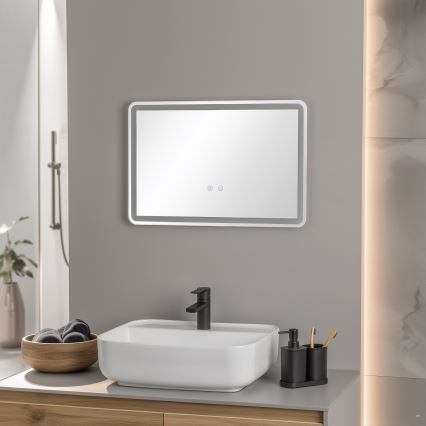 Brilagi - LED fürdőszobai fűtött tükör BELLA LED/12W/230V 40x60 cm IP44 CRI 90 dimmelhető + CCT