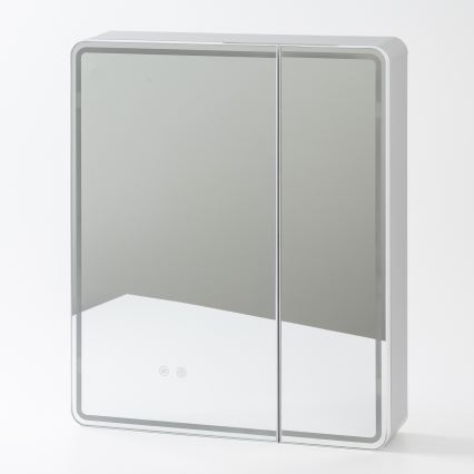 BRILAGI - LED-es fürdőszobai tükörszekrény világítással NOTO DOUBLE 60x70 cm