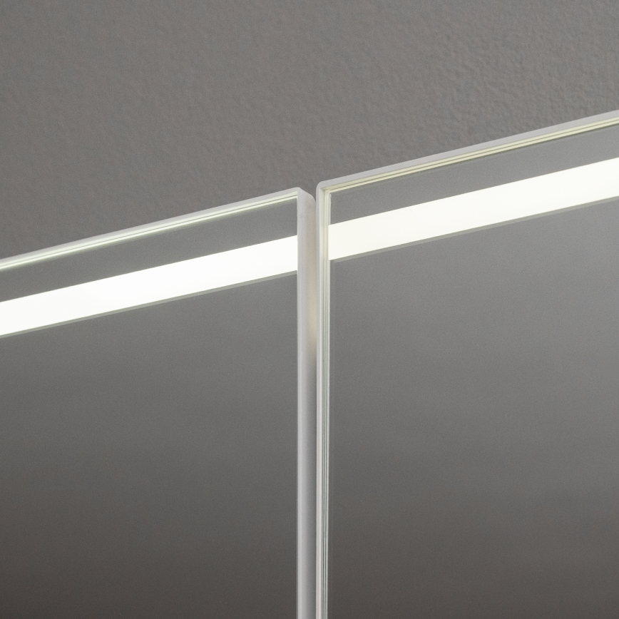 BRILAGI - LED-es fürdőszobai tükörszekrény világítással NOTO DOUBLE 60x70 cm
