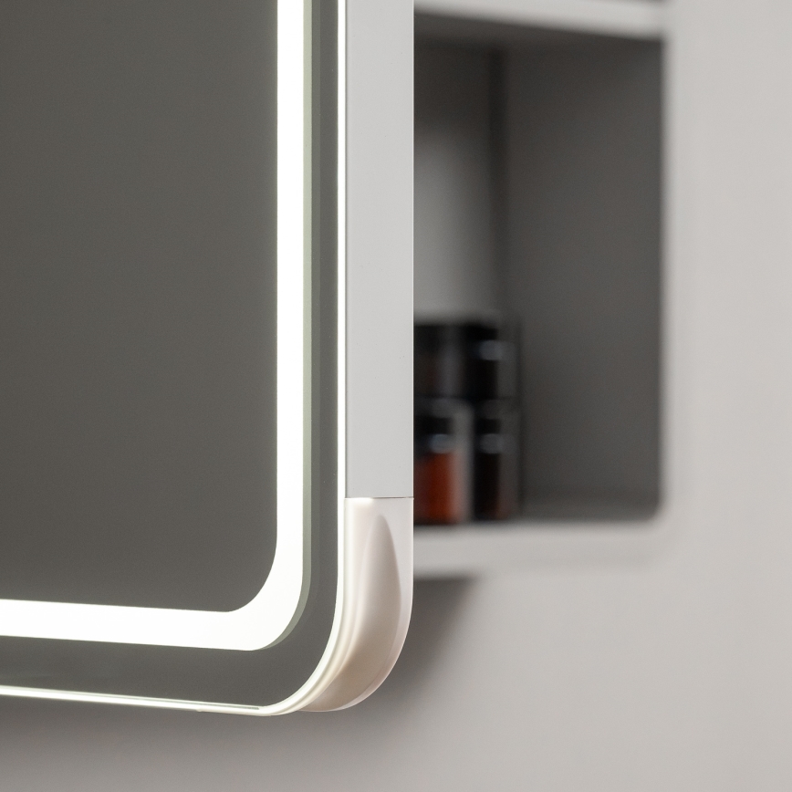 BRILAGI - LED-es fürdőszobai tükörszekrény világítással NOTO DOUBLE 60x70 cm