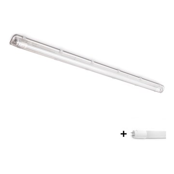 Brilagi - LED-es ipari, porálló fénycsöves lámpatest OPTIMA T8 1xG13/18W/230V 4000K IP65 128 cm