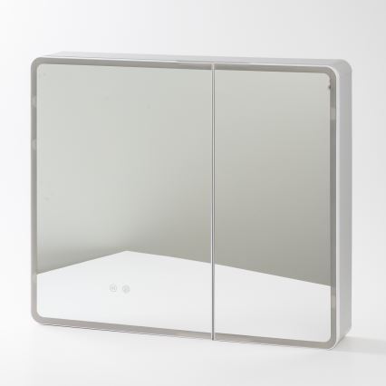 BRILAGI - LED-es tükörszekrény háttérvilágítással NOTO DOUBLE 78x65 cm