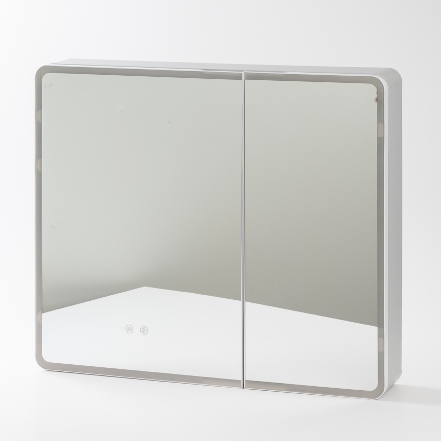 BRILAGI - LED-es tükörszekrény háttérvilágítással NOTO DOUBLE 78x65 cm