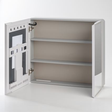 BRILAGI - LED-es tükörszekrény háttérvilágítással NOTO DOUBLE 78x65 cm