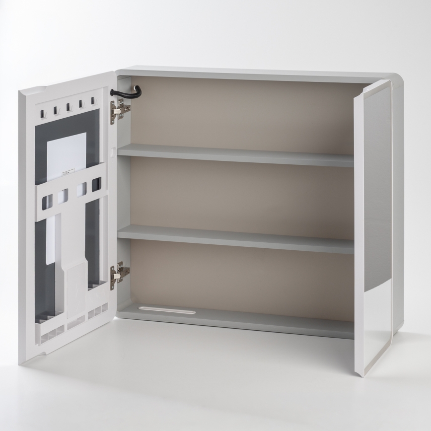 BRILAGI - LED-es tükörszekrény háttérvilágítással NOTO DOUBLE 78x65 cm