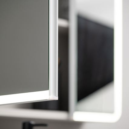 BRILAGI - LED-es tükörszekrény háttérvilágítással NOTO DOUBLE 78x65 cm