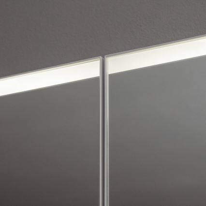 BRILAGI - LED-es tükörszekrény háttérvilágítással NOTO DOUBLE 78x65 cm