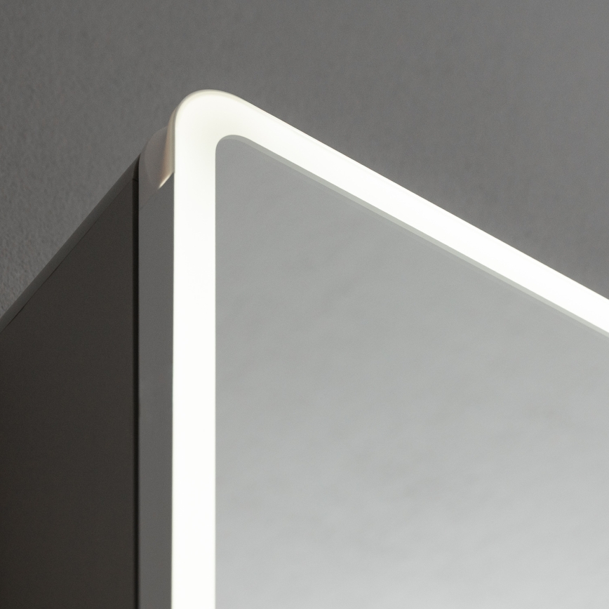 BRILAGI - LED-es tükörszekrény háttérvilágítással NOTO DOUBLE 78x65 cm