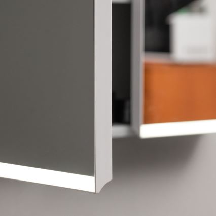 BRILAGI - LED-es tükörszekrény háttérvilágítással NOTO DOUBLE 78x65 cm