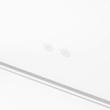 BRILAGI - LED-es tükrös fürdőszobai szekrény beépített világítással NOTO DOUBLE 77x70 cm
