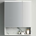 BRILAGI - LED-es tükrös fürdőszobai szekrény háttérvilágítással TRABIA DOUBLE 60x70 cm