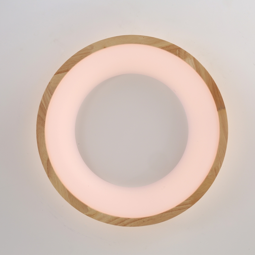 Brilagi - LED mennyezeti lámpa FALCON WOOD LED/30W/230V 3000/4000/6000K átm. 45 cm, fa kivitel
