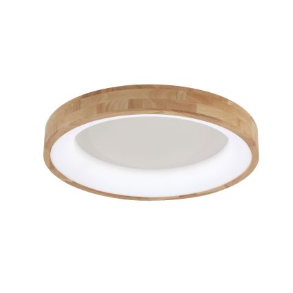 Brilagi - FALCON WOOD LED mennyezeti lámpatest, 40W, 230V, 3000/4000/6000K, Ø 60 cm, fa