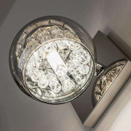 Brilagi - LED Fali kristály lámpa JEWEL 1xG9/42W/230V