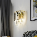 Brilagi - LED Fali kristály lámpa MOZART 2xE14/40W/230V arany