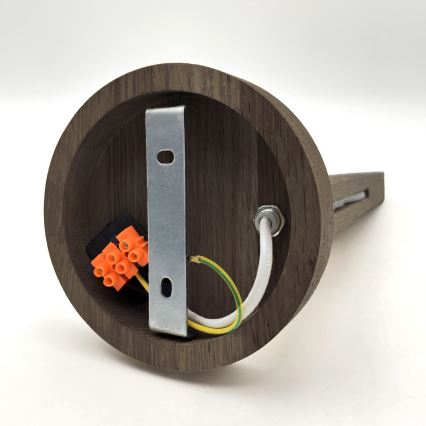 Brilagi - LED Fali lámpa ANTHONY 1xE14/40W/230V tölgy dió/bézs