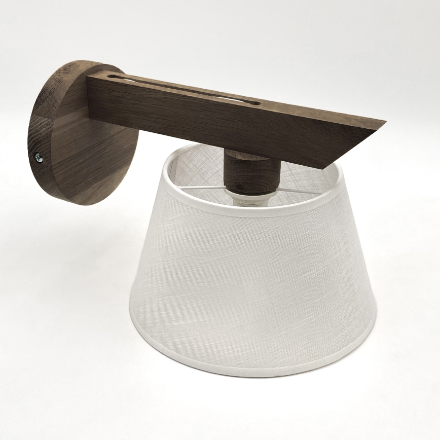 Brilagi - LED Fali lámpa ANTHONY 1xE14/40W/230V tölgy dió/fehér