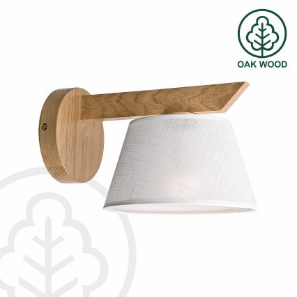 Brilagi - LED  Fali lámpa ANTHONY 1xE14/40W/230V tölgy/fehér