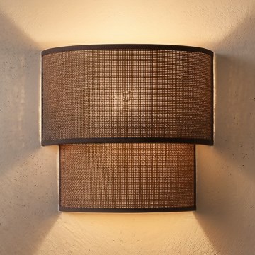 Brilagi - LED fali lámpa BOHO ECO 1xE27/10W/230V barna