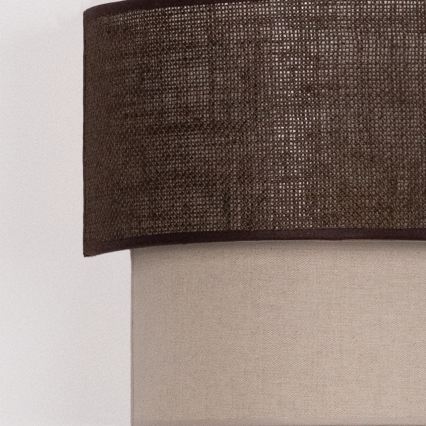 Brilagi - LED fali lámpa BOHO ECO 1xE27/10W/230V barna/krémszínű