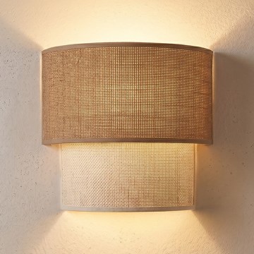 Brilagi - LED fali lámpa BOHO ECO 1xE27/10W/230V bézs/krém