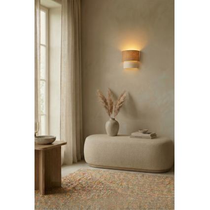 Brilagi - LED fali lámpa BOHO ECO 1xE27/10W/230V bézs/krém