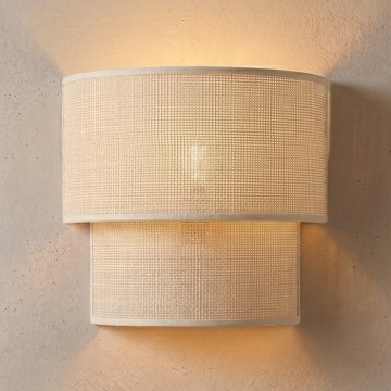 Brilagi - LED fali lámpa BOHO ECO 1xE27/10W/230V krémszínű