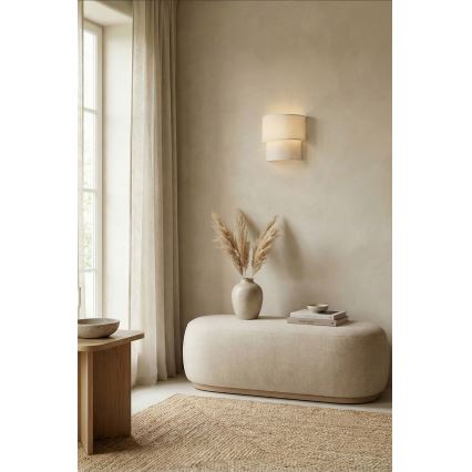 Brilagi - LED fali lámpa BOHO ECO 1xE27/10W/230V krémszínű