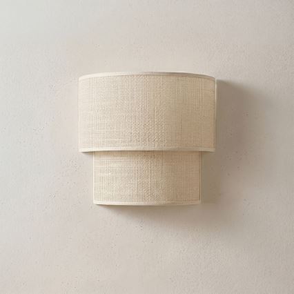 Brilagi - LED fali lámpa BOHO ECO 1xE27/10W/230V krémszínű
