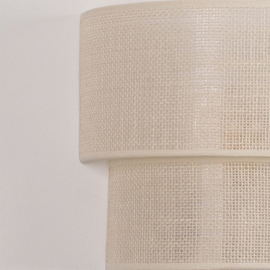 Brilagi - LED fali lámpa BOHO ECO 1xE27/10W/230V krémszínű