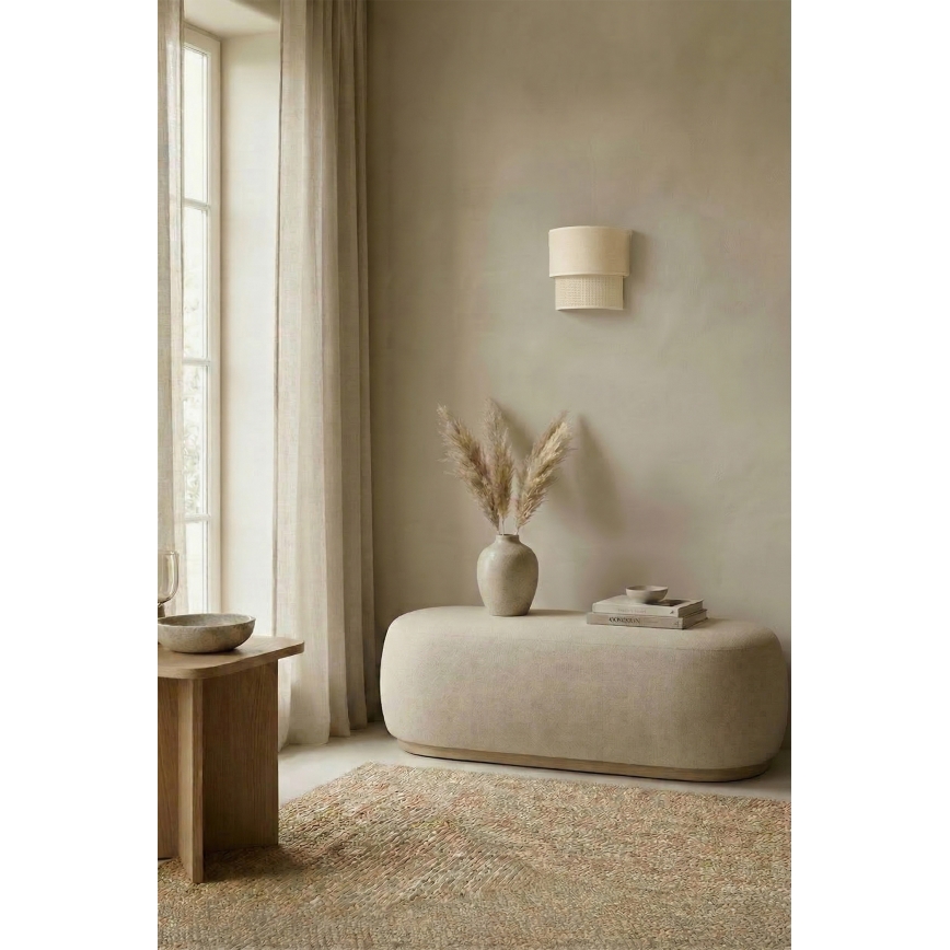 Brilagi - LED fali lámpa BOHO ECO 1xE27/10W/230V krémszínű